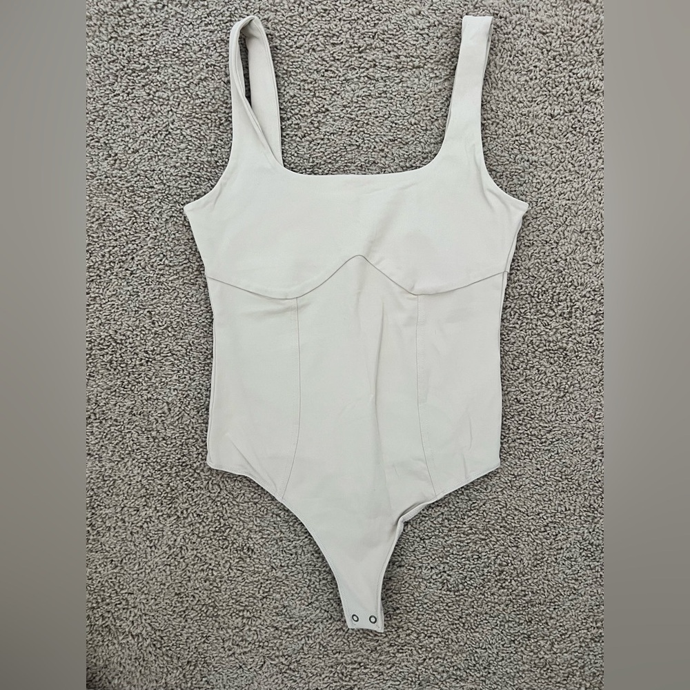 Abercrombie and fitch taupe Bodysuit